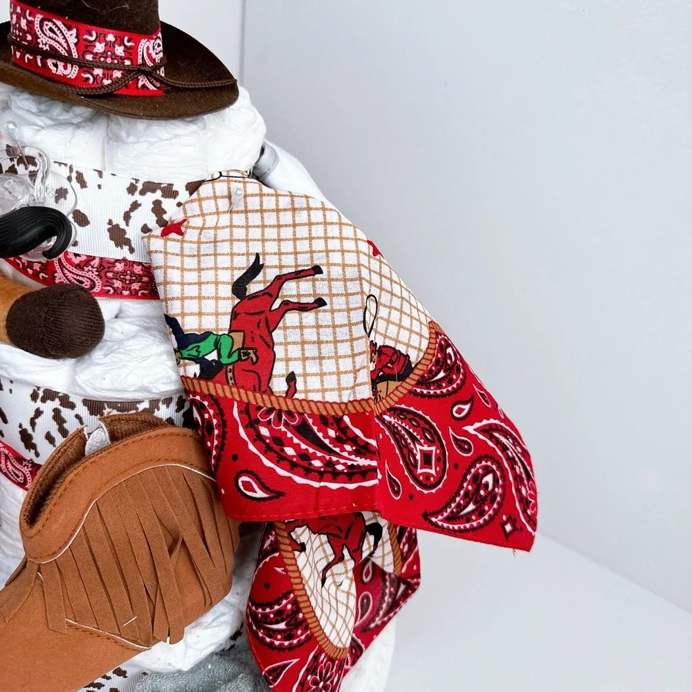 Wild West Cowboy Diaper Cake